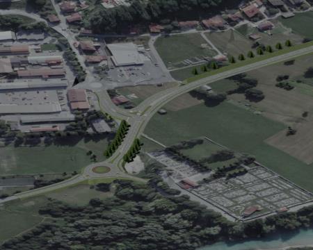 3_Obvoznica Tolmin_Potek trase na zahodni strani mesta (Vir Ginex International)